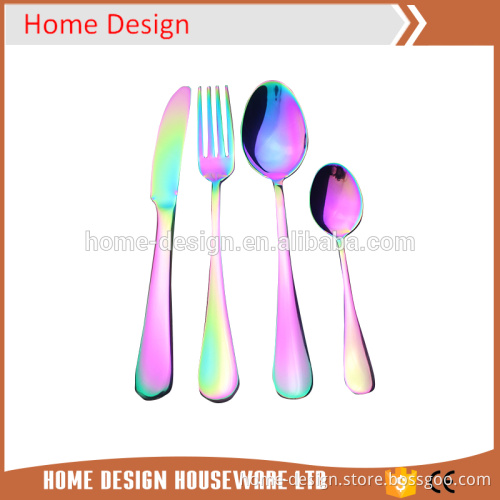stainless steel colorful PVD coating cutlery